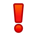 ❗